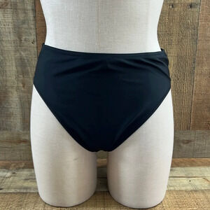 Relleciga Black Bikini‎ Bottom Womens Large Swimwear